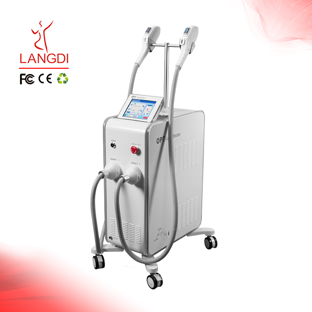 Langdai Portable IPL OPT Shr E-Light OPT Elight Permanent Hair Removal Device For Clinic
