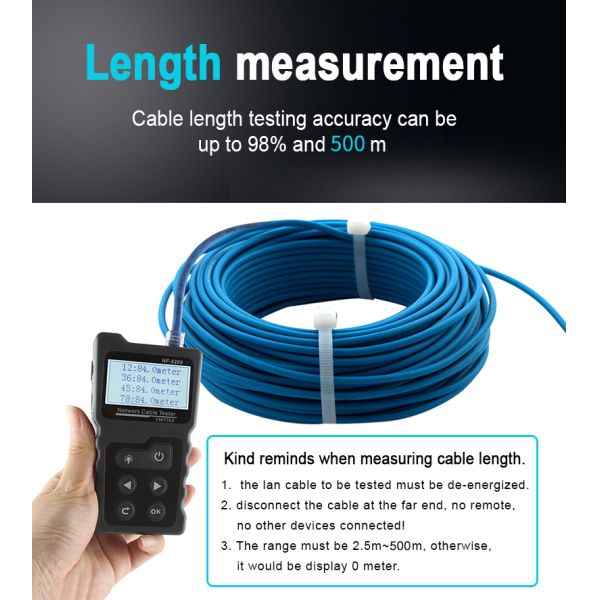 High Quality LCD Backlight Cable Continuity Tester Anti-interference Network Tools Multi Function Line Finder Digital Multimeter