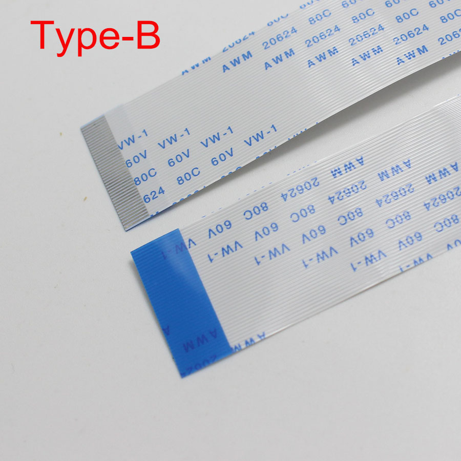 5P 10P 20P 30P FPC Ribbon Cable A B Flat Ribbon Cable 400MM-1000MM