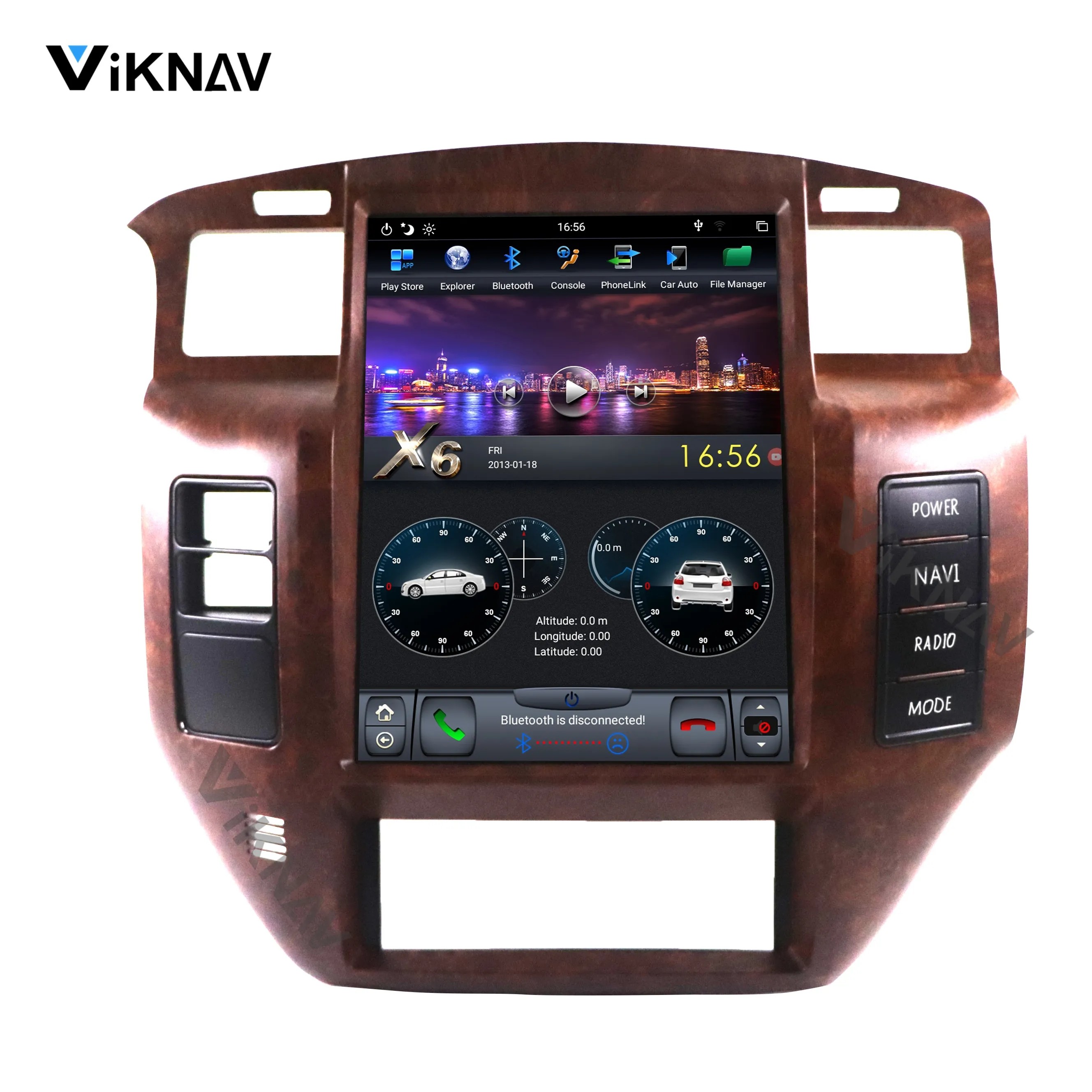12.1Inch Touch Screen Head Unit For 2004-2019 Nissan Patrol GPS Navigation Multimedia Player Android Wireless Carplay