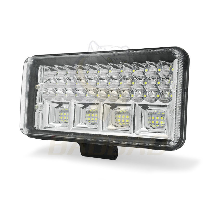 7 Inch Rectangle White Yellow 12V Universal Car Bright Work Lights