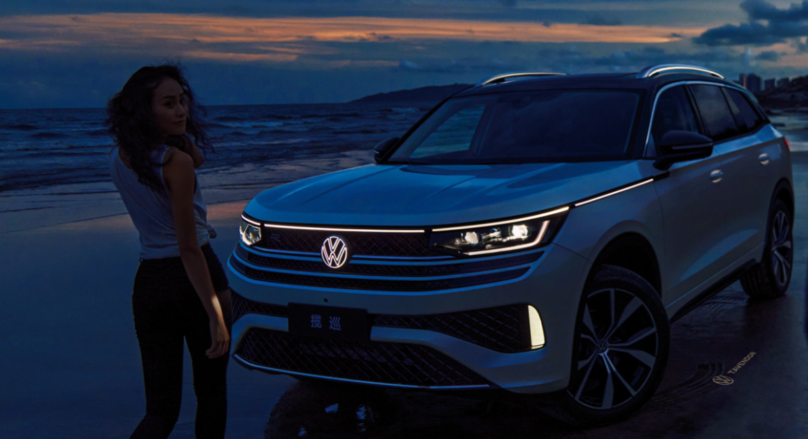 2024 VW Tavendor Luxury 330TSI 4WD Touch Screen Electric Front Window Large Space SUV
