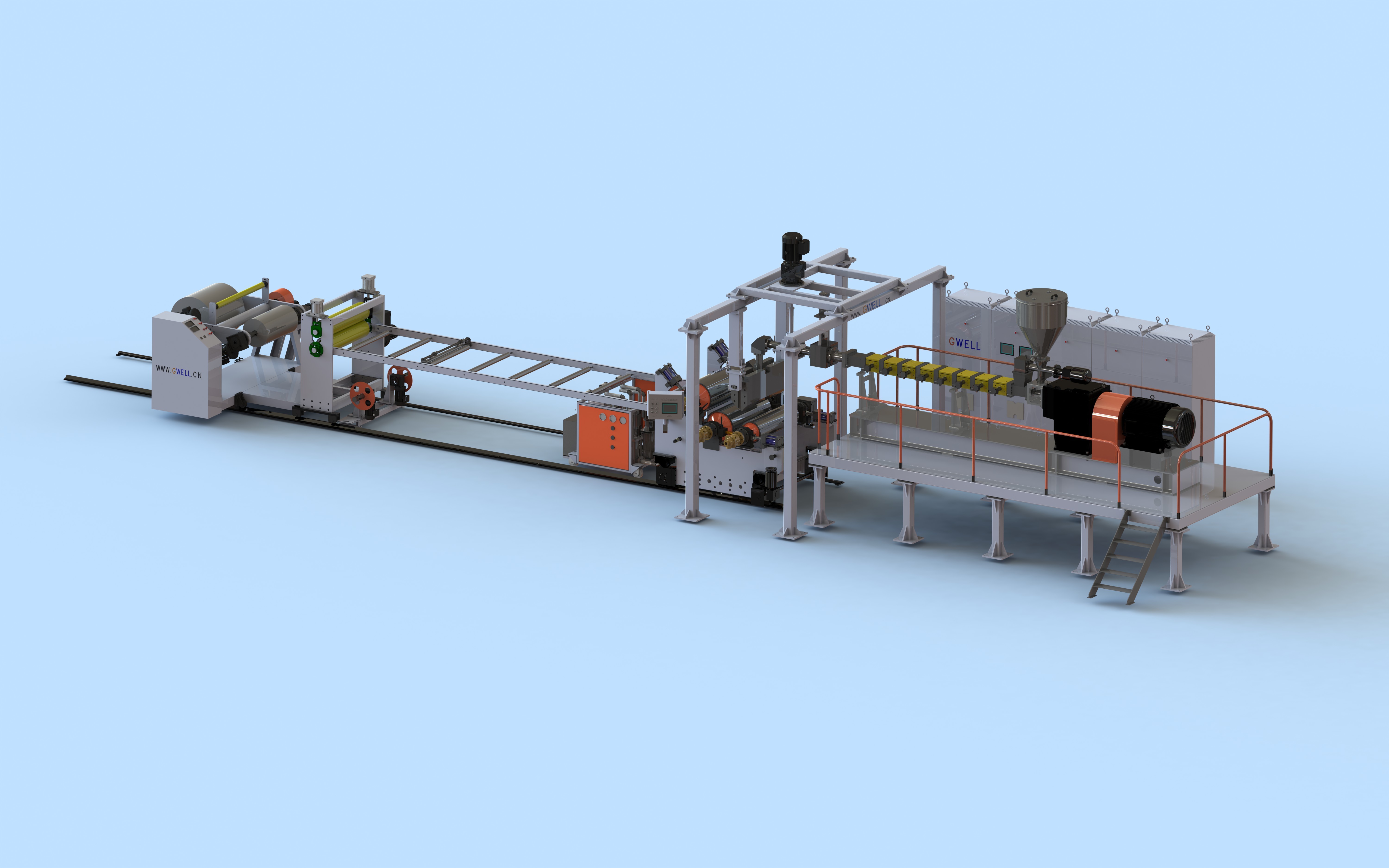 Customized PLA Sheet Making Machine PLA Thermoforming Sheet Extrusion Line PLA sheet extrusion line