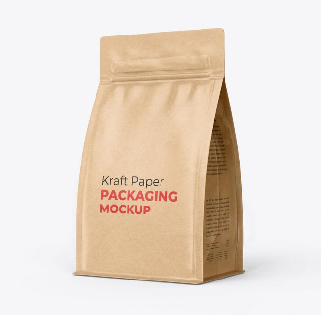 recyclable kraft food service paper bags