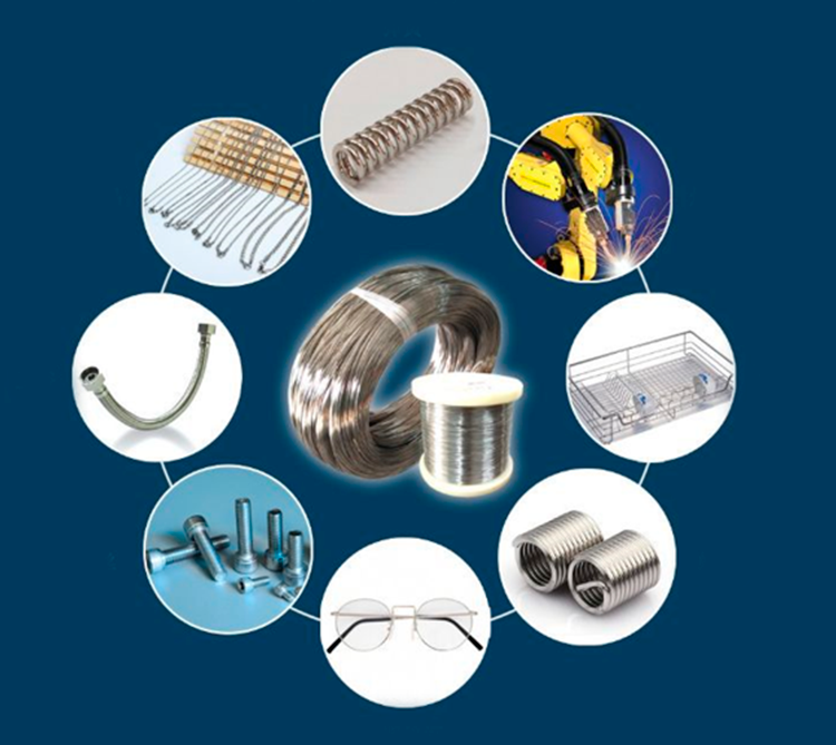 Soap Coated Stainless Steel Wire Roll 302 301 304 1mm 2mm 3mm Diameter