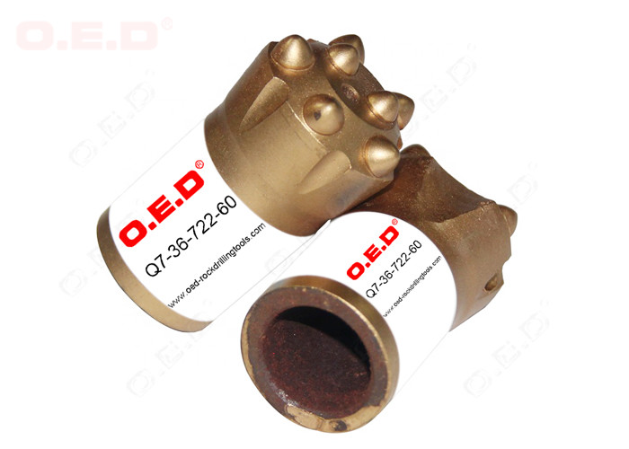 Tungsten Carbide Button Small Rock Drill Bits 15/19/22/25mm Socket Inside Dia