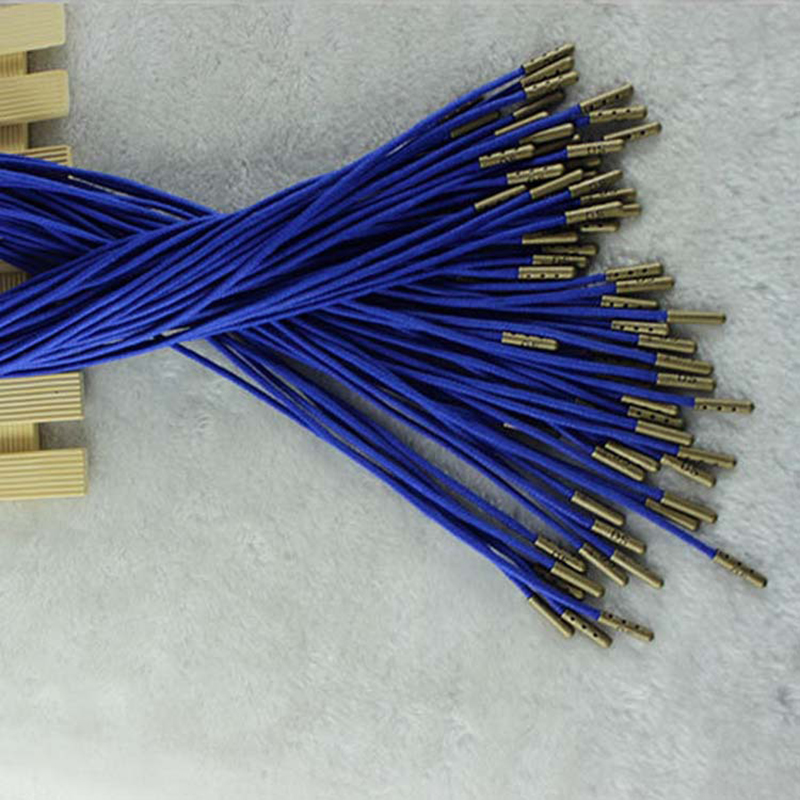 Home Textile Drawstring Cord 5mm Braided Cotton Cord Blue Purple