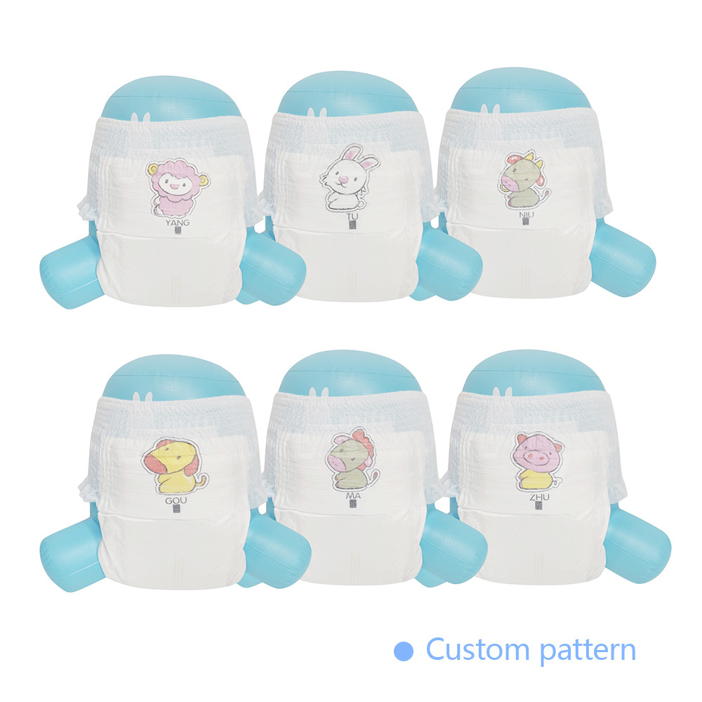 360 Degree Flexible Elastic Waistline Baby Pull Up Diaper Side Leak Prevention