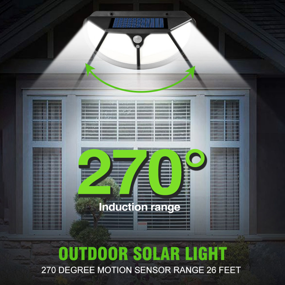 5.5V 0.55W 260Pcs Led Solar Motion Sensor Wall Light Human Body Induction