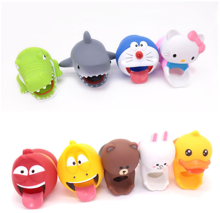 Soft Cute Crocodile Kids Faucet Extender Protector Cover For Bathtub Kitchen Tub Sink