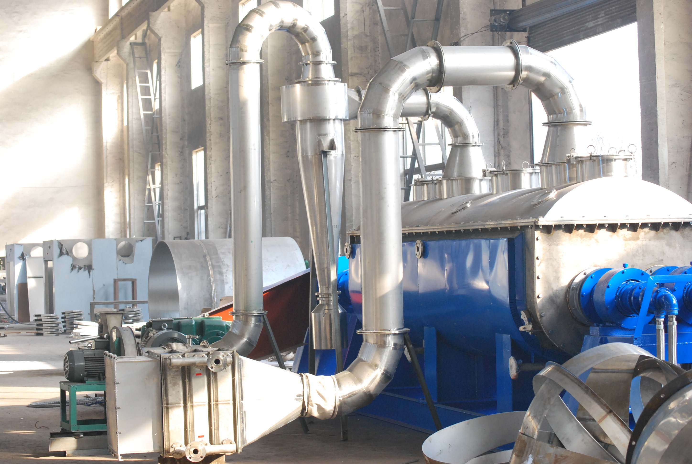 Sludge Hollow blade Dryer Machine steam . thermal oil Heating medium