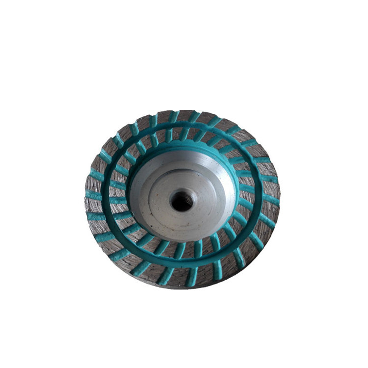 9 Inch Diamond Cup Granite Grinding Wheel No180 Grit M14 Central Hole 23cm Turbo