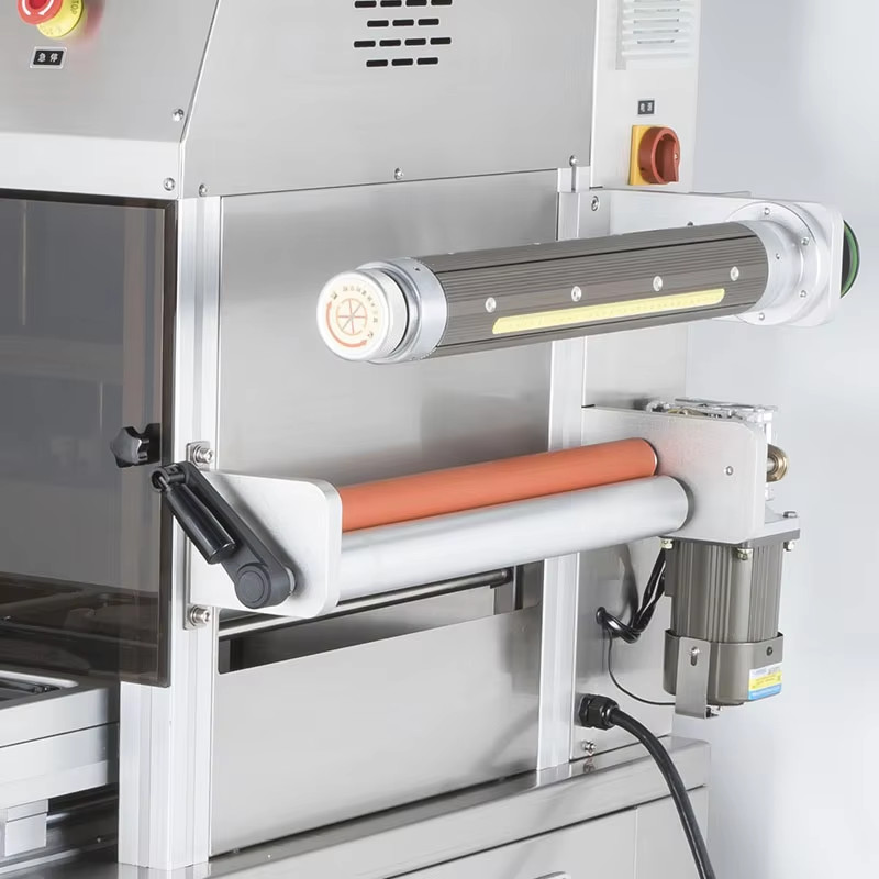 Intelligent Portable Vacuum Skin Plastic Food Container Sealer Ready Meals Frozen Food Coffee Bean Packing Machine
