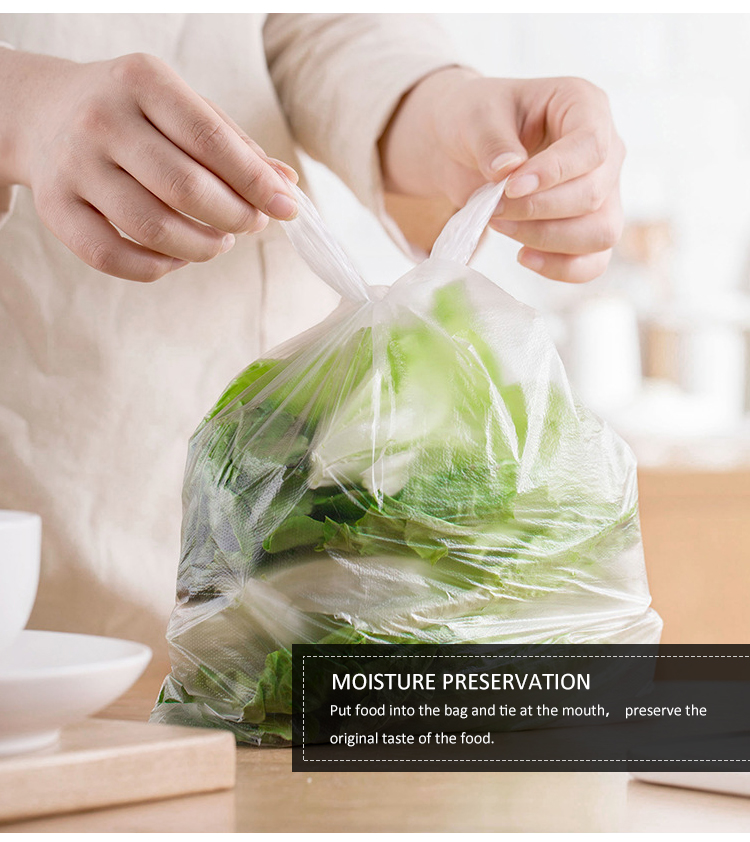 Clear Food Packing Flat Poly Bags On Rolls Bio Degradable HDPE Material And Thickness 5-100 Mic