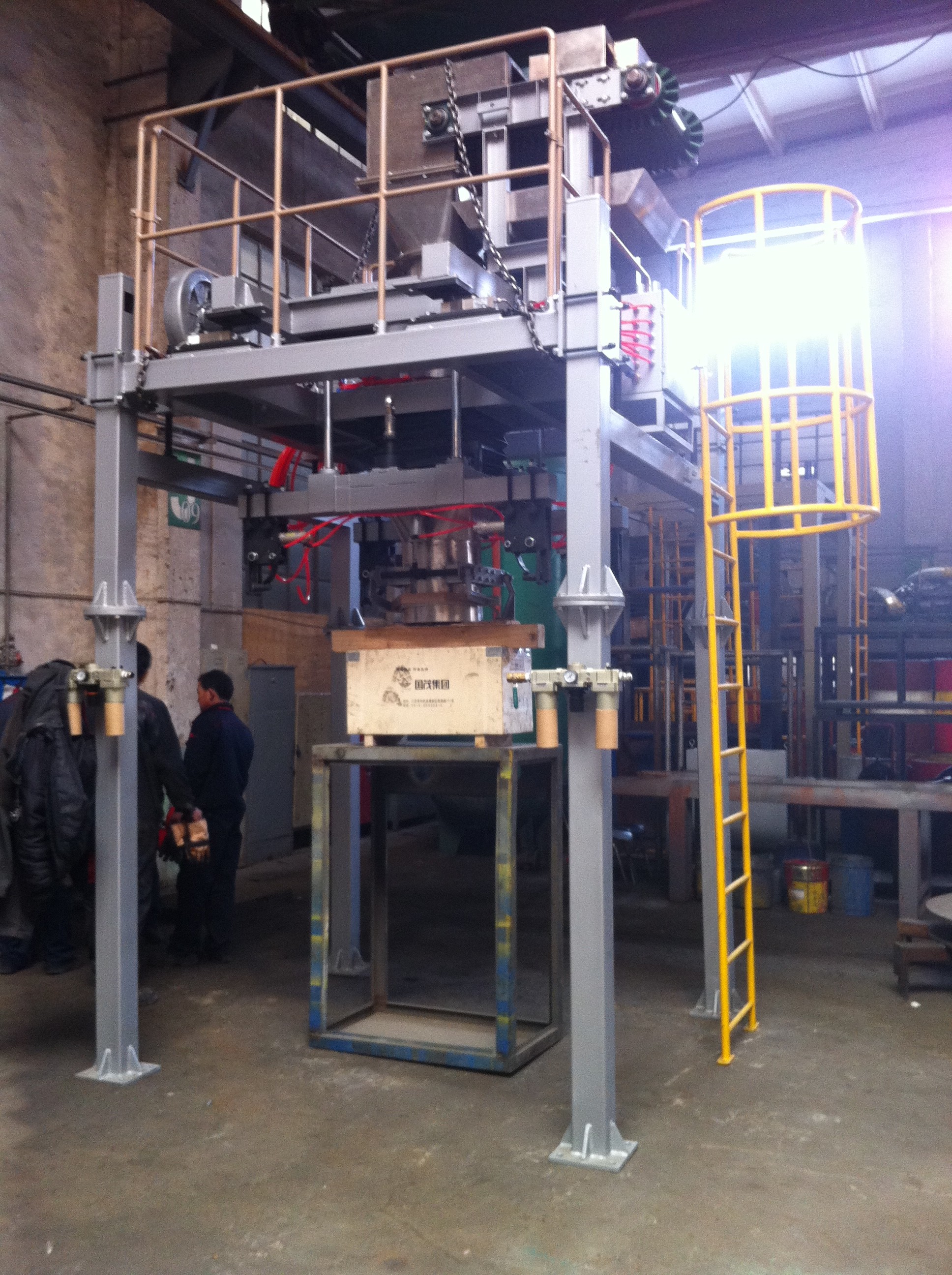 Big Jumbo Bagging Machinery Packing Bulk Bag Filling Station Compost Bagging Equipment