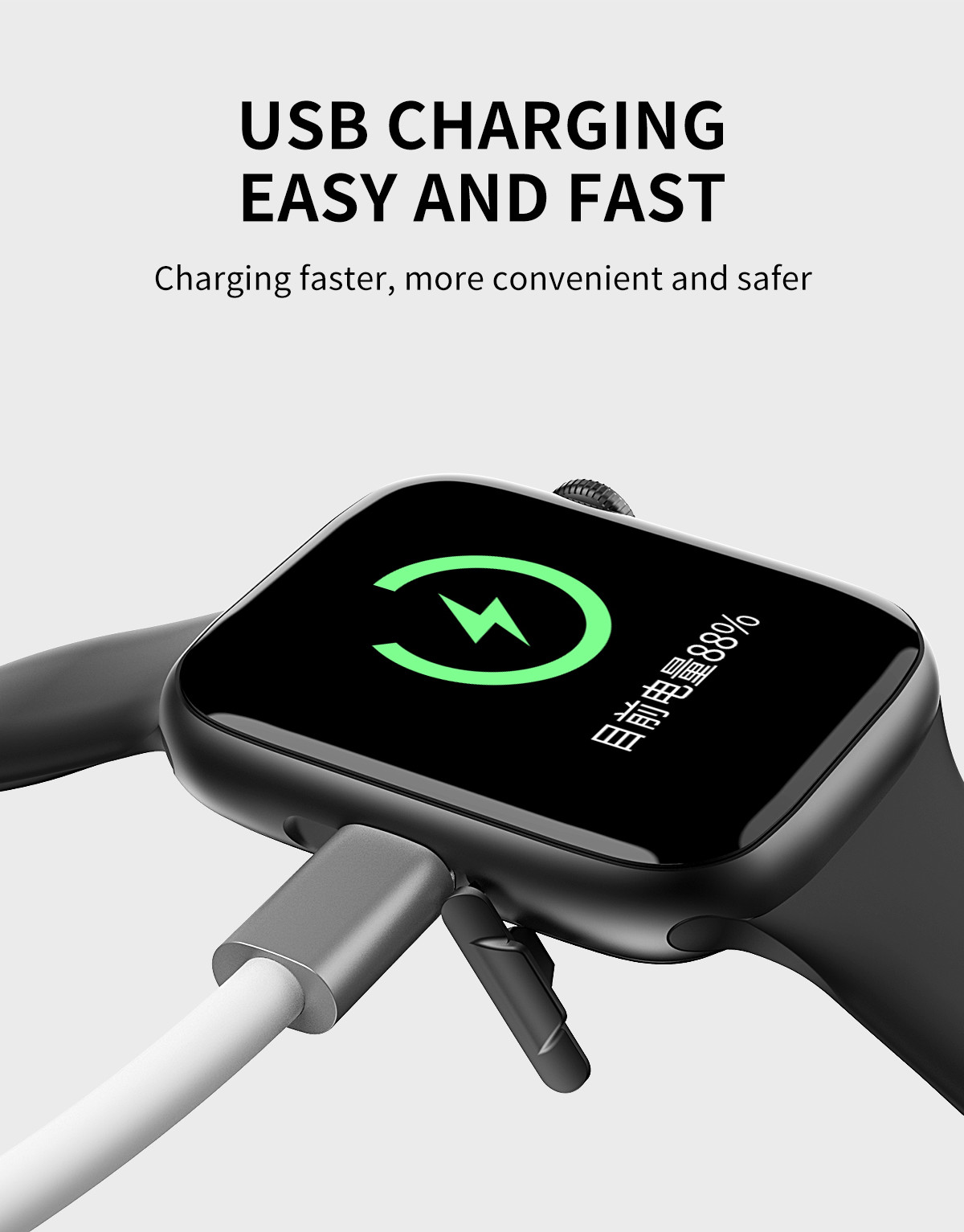 1.54 Inch Touch Screen Sim Card Slot Smart Watch IP68 Waterproof