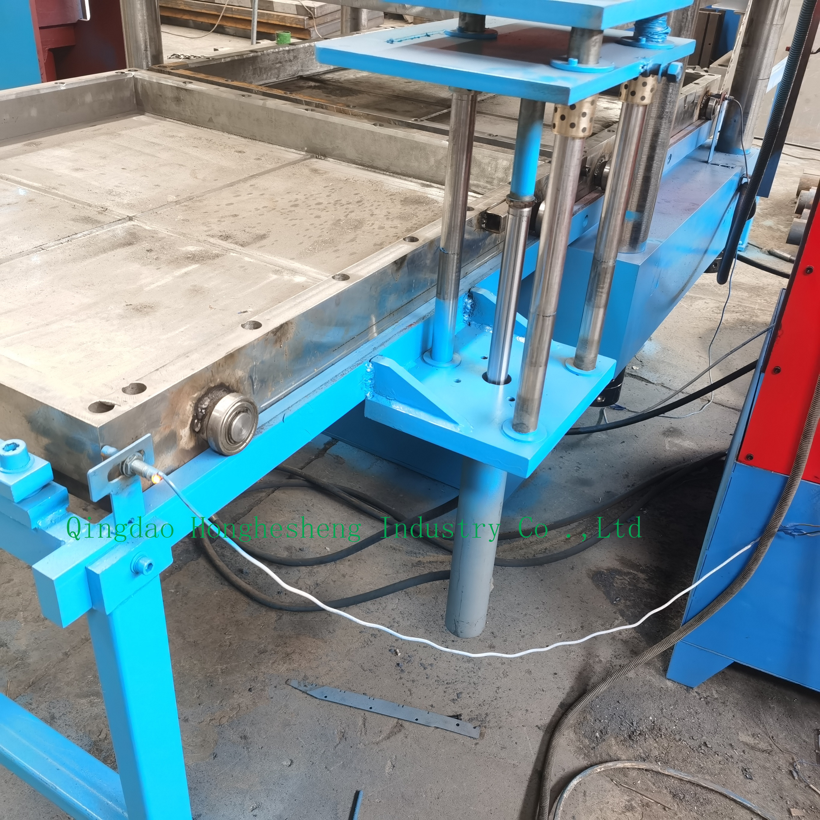 Vulcanized Rubber Tile Press Machine For Waste Tire Recycling