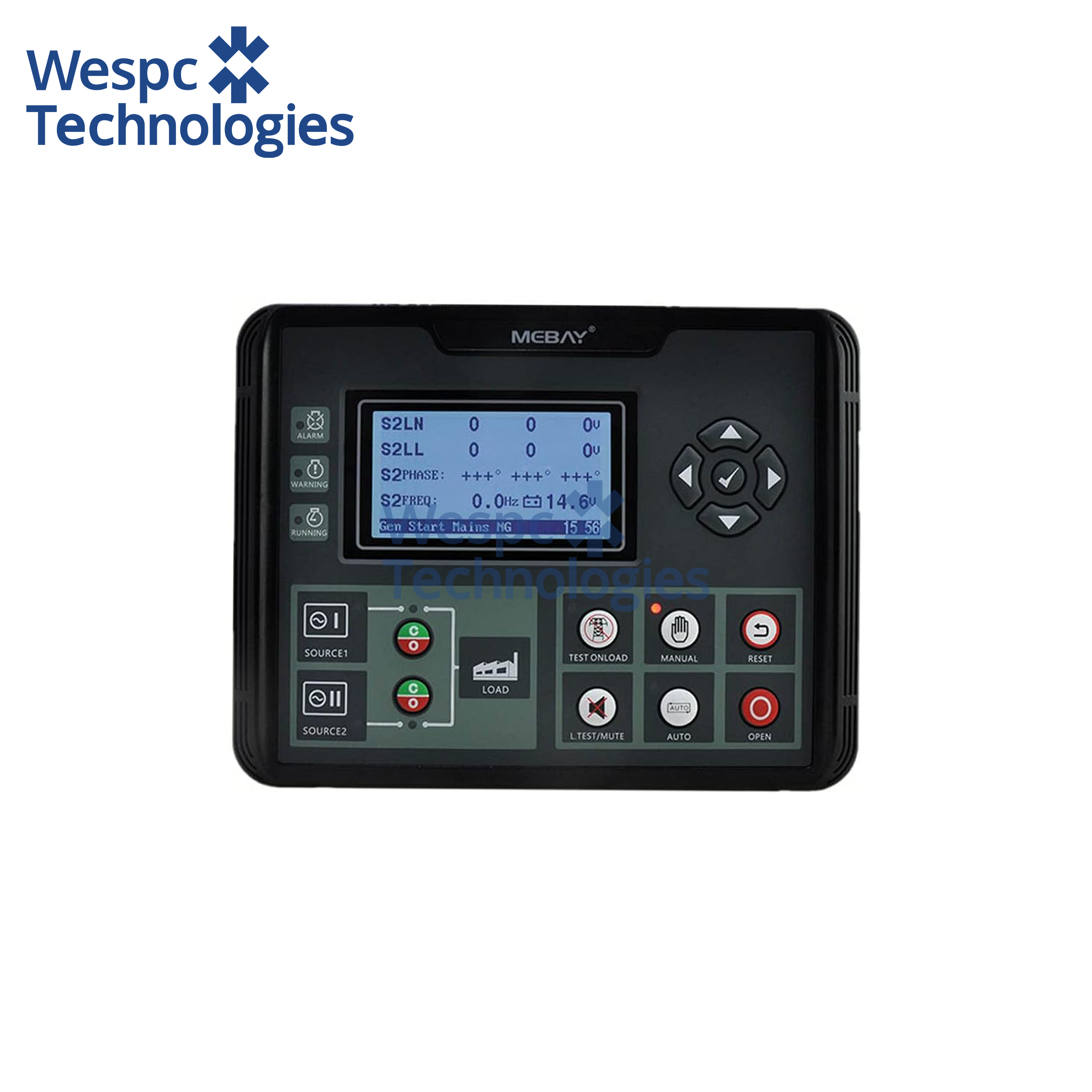 WESPC Original ATS520 Control Genuine Diesel Generator Controller Module