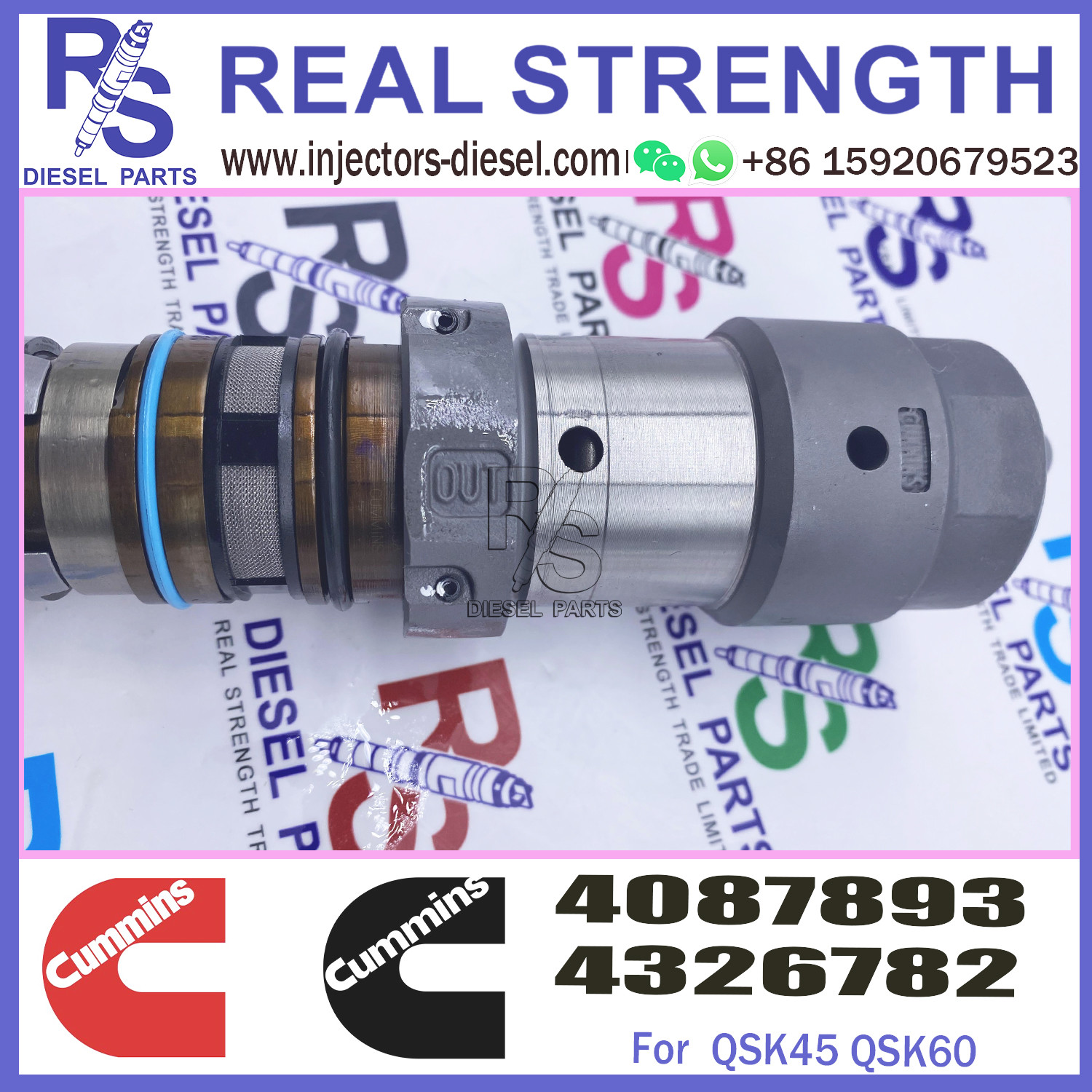 4087893 Cummins Diesel Injector 4088427 4326782 4010025 4001813