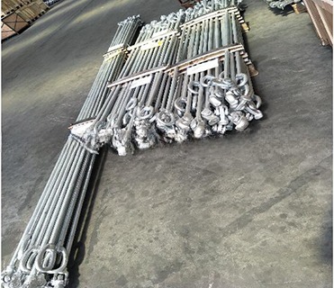 Customized Length Galvanized DNV GL Certified Container Lashing Equipment Lashing Bar Lashing Rod for Hot Dip Galvanization