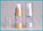 15ml 30ml 50ml AS Airless Lotion Pump Bottles Easy Open For Cosmetics