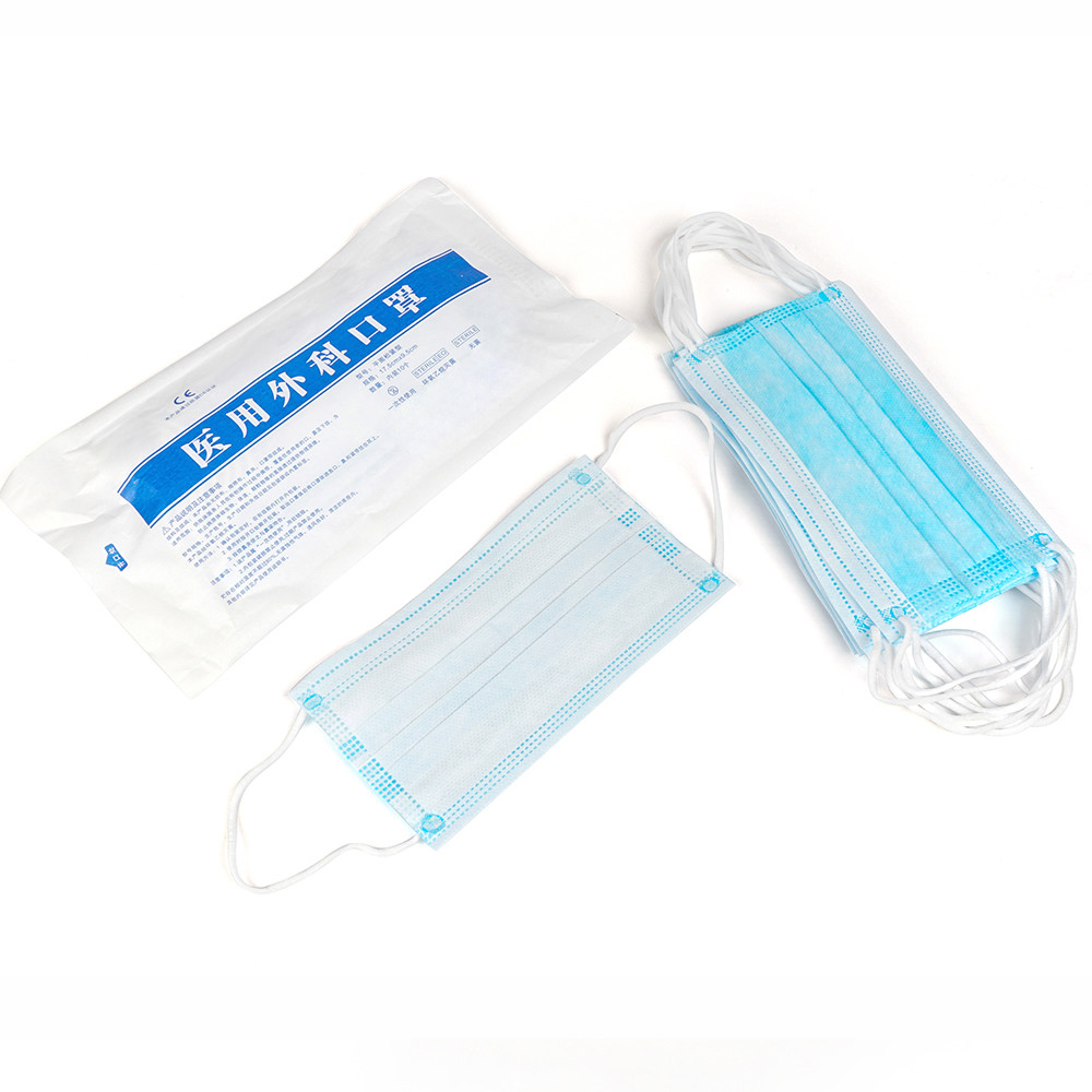 Non Woven Anti Dust Mask , Disposable Face Mask 3 Ply Surgical Face Masks