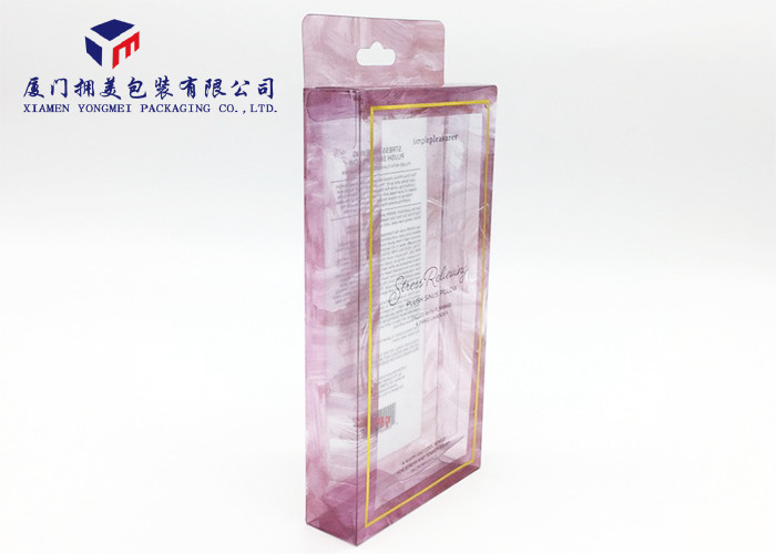 Autom Lock Bottom PET Plastic Box Rectangle Shape Custom Printed Plastic Boxes