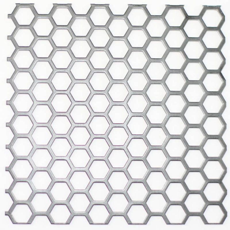 Hexagonal Perforated Stainless Steel Sheet 2mm 3mm Thick