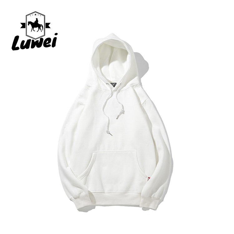 Streetwear Knitted Blank Custom Logo Cotton Black 320g Fitted Gym Over Size Pullover Tracksuit Mans Hoodies