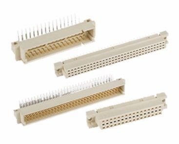 Right Angle DIN 41612 Connector , Female Header Connector Three Row