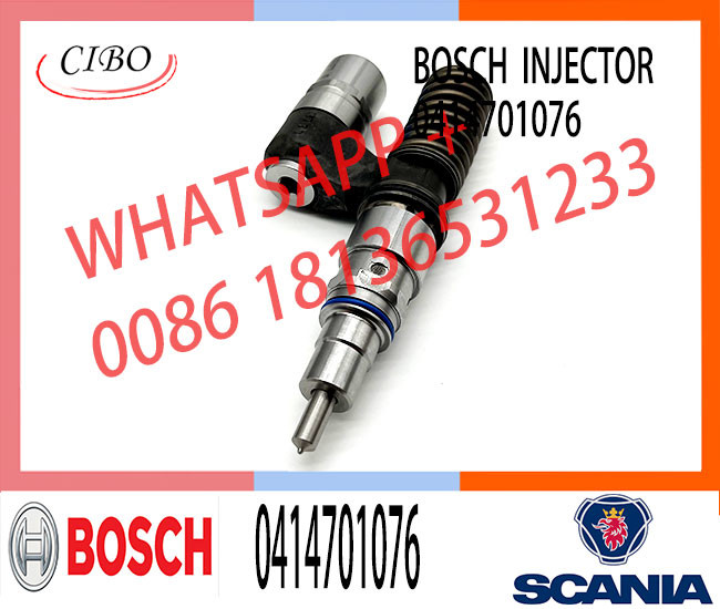 0414701076 Common Rail Diesel Injector For Bosch 1943972 Scania DC11 Engine