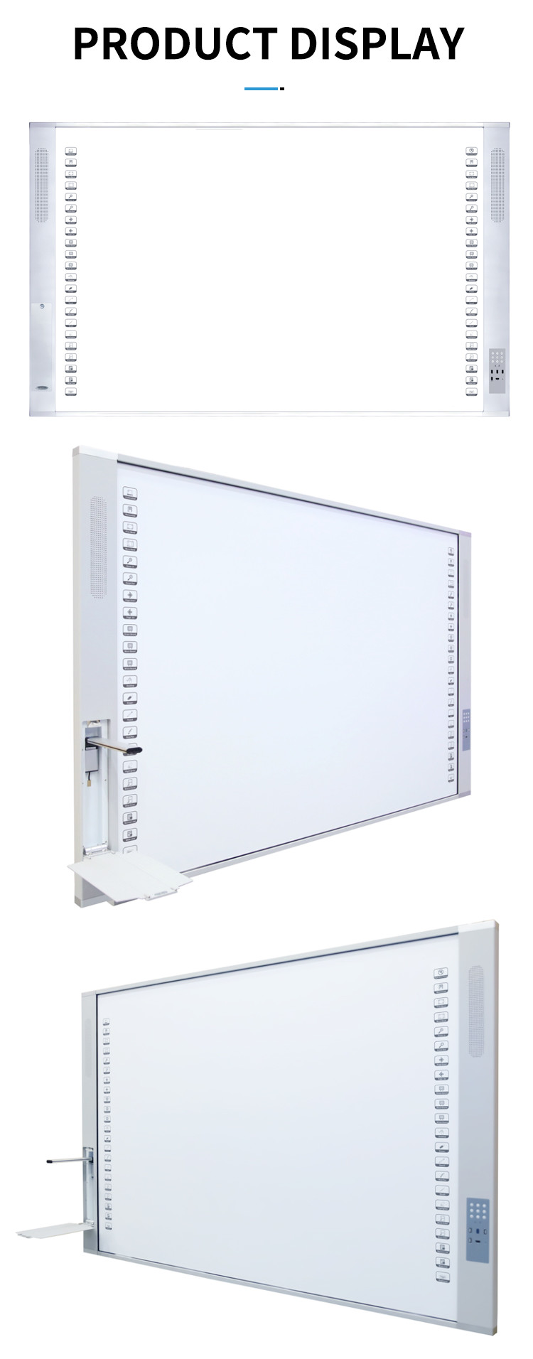 Easy Operation Smart Multi-Functional All In One Infrared Interactive Whiteboard With Teaching Software For School