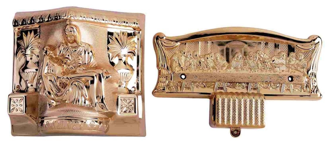 Copper Silver Casket Hardware With Praying Hands American Style