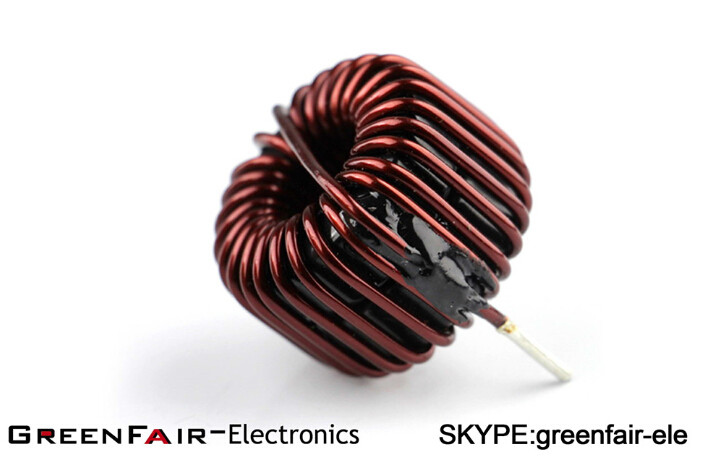 PBT Base Filter Toroidal Choke Coil 0.7mm Copper Wire Low Temperature Rise