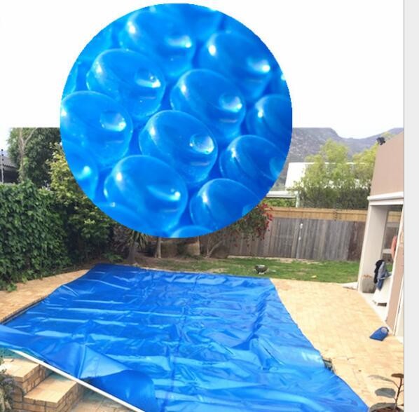 500um Blue Swimming Pool Solar Cover Heating Blanket For Above Ground Private Solar Pool Cover