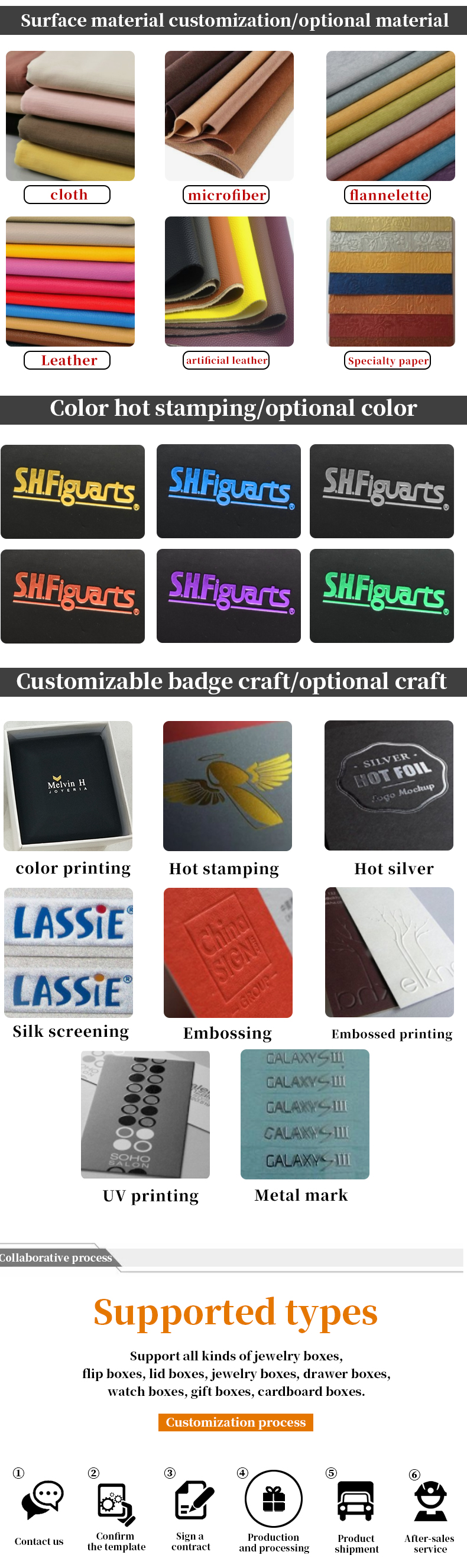 Custom Embossing Logo Luxury Wood Jewelry Box Packaging For Bracelet Necklace Set