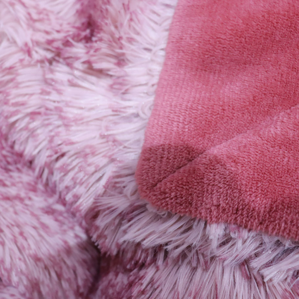 HomeLightweight Faux Fur Throw Blanket High Durability Fluffy Fur Blanket
