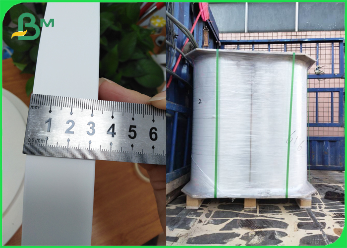  Bulk Straw Pipe Wrapping Paper Plain White 24gsm 28gsm 32mm Rolls