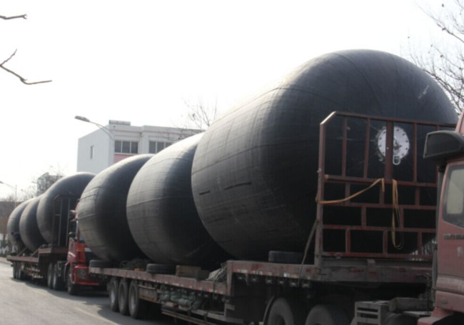 Berthing Sling Fender Overall Winding STS Floating Boat Rubber Fenders