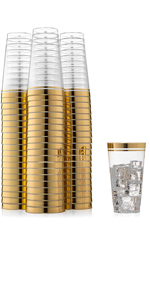 16 Oz clear glasses