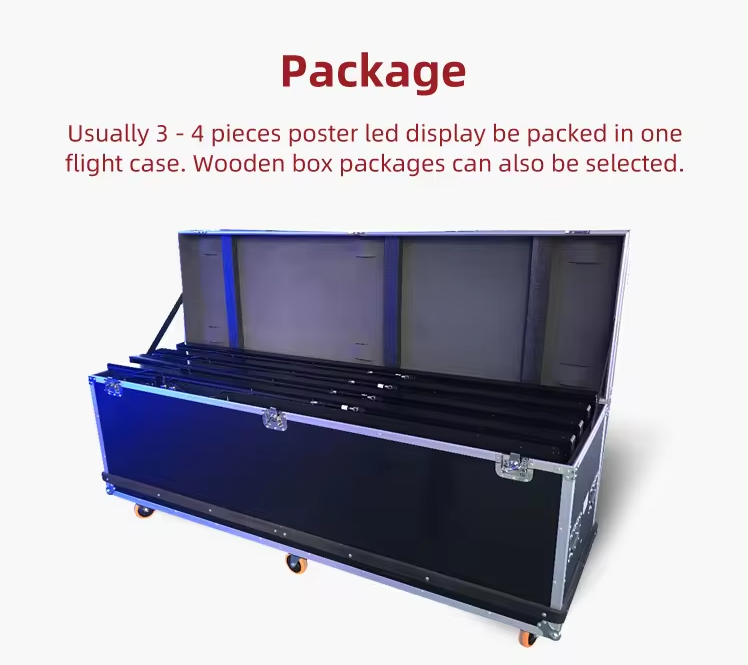 Acrylic Aluminum Lenticular Advertising LED Poster For Shopping Mall
