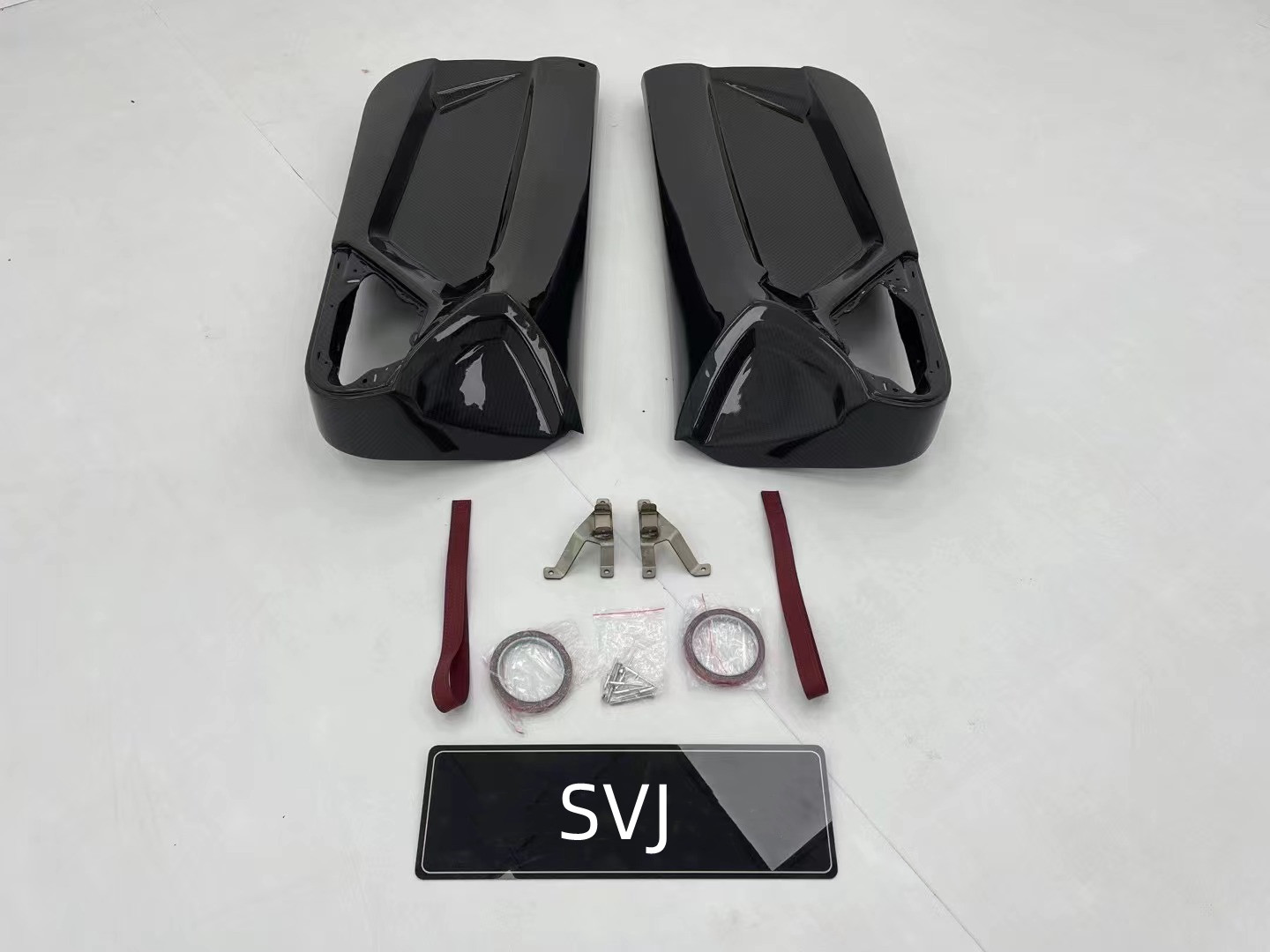 For Lamborghini Aventador LP700 Carbon Fiber Door Panels Aventador SVJ Style Carbon Fiber Door Panels