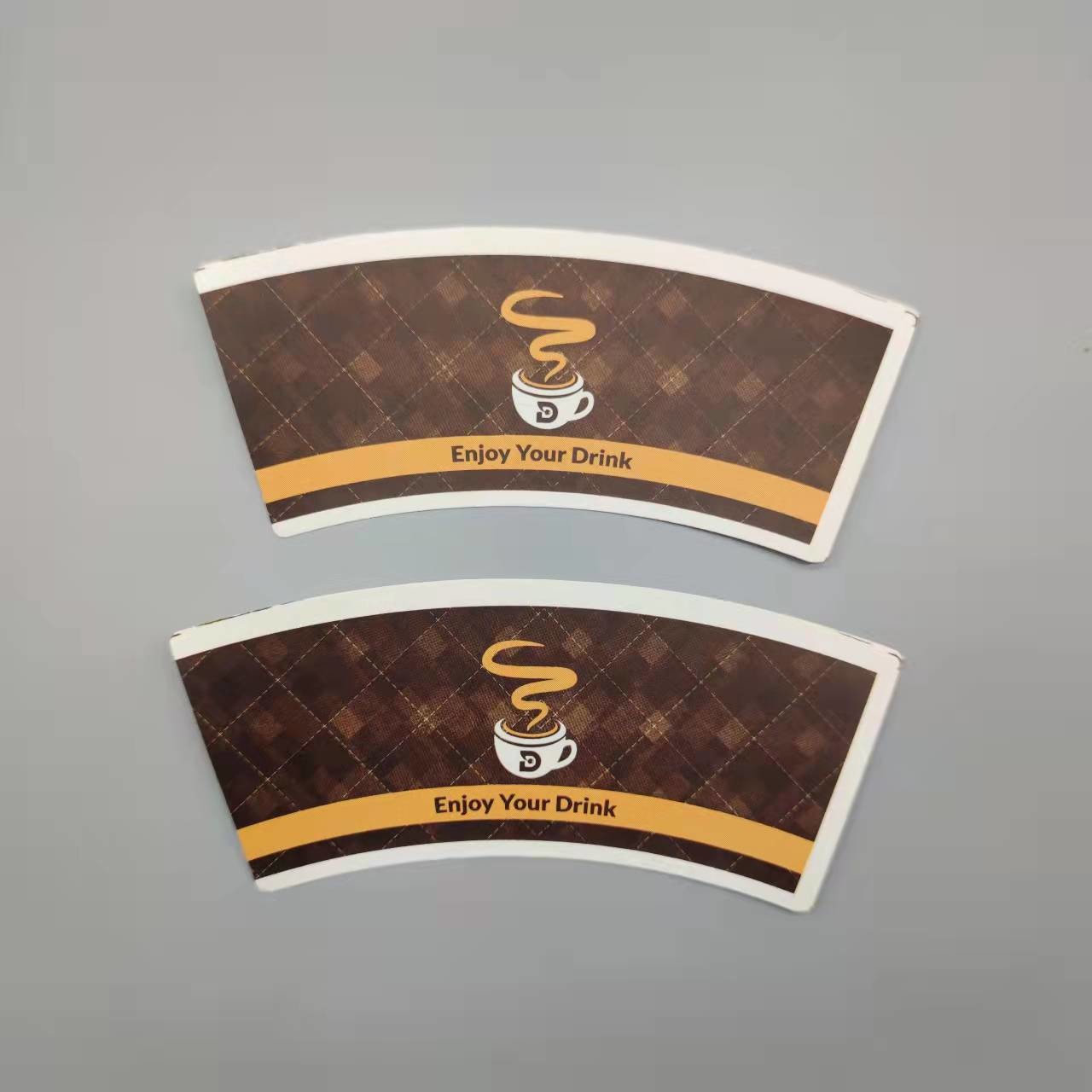20gsm Printed PE Coated Paper Cup Fan Highbulk Biodegradable Smooth Surface