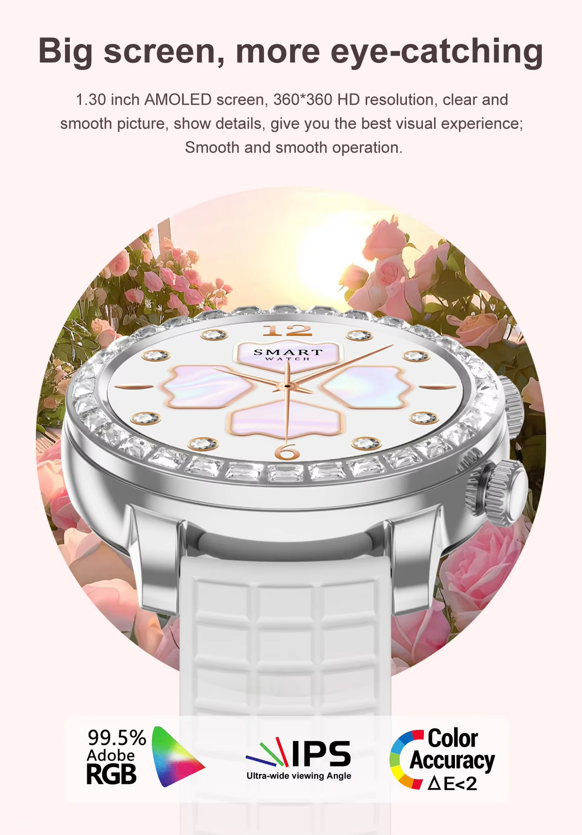 Z95mini 5G Women'S Bluetooth Watch Smart Wristband ECG Body Temperature Health Monitor
