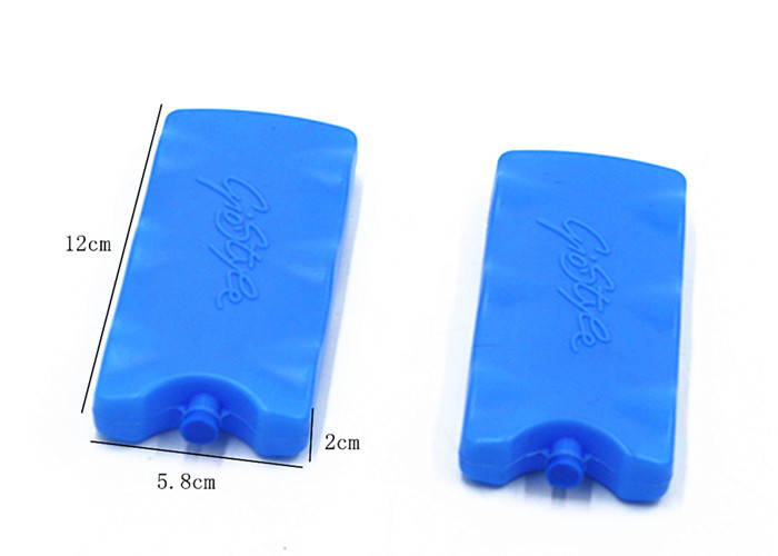 MSDS CPSIA Mini Freezer Blocks Cooling Elements For Food Frozen 12 X 5.8 X 2cm