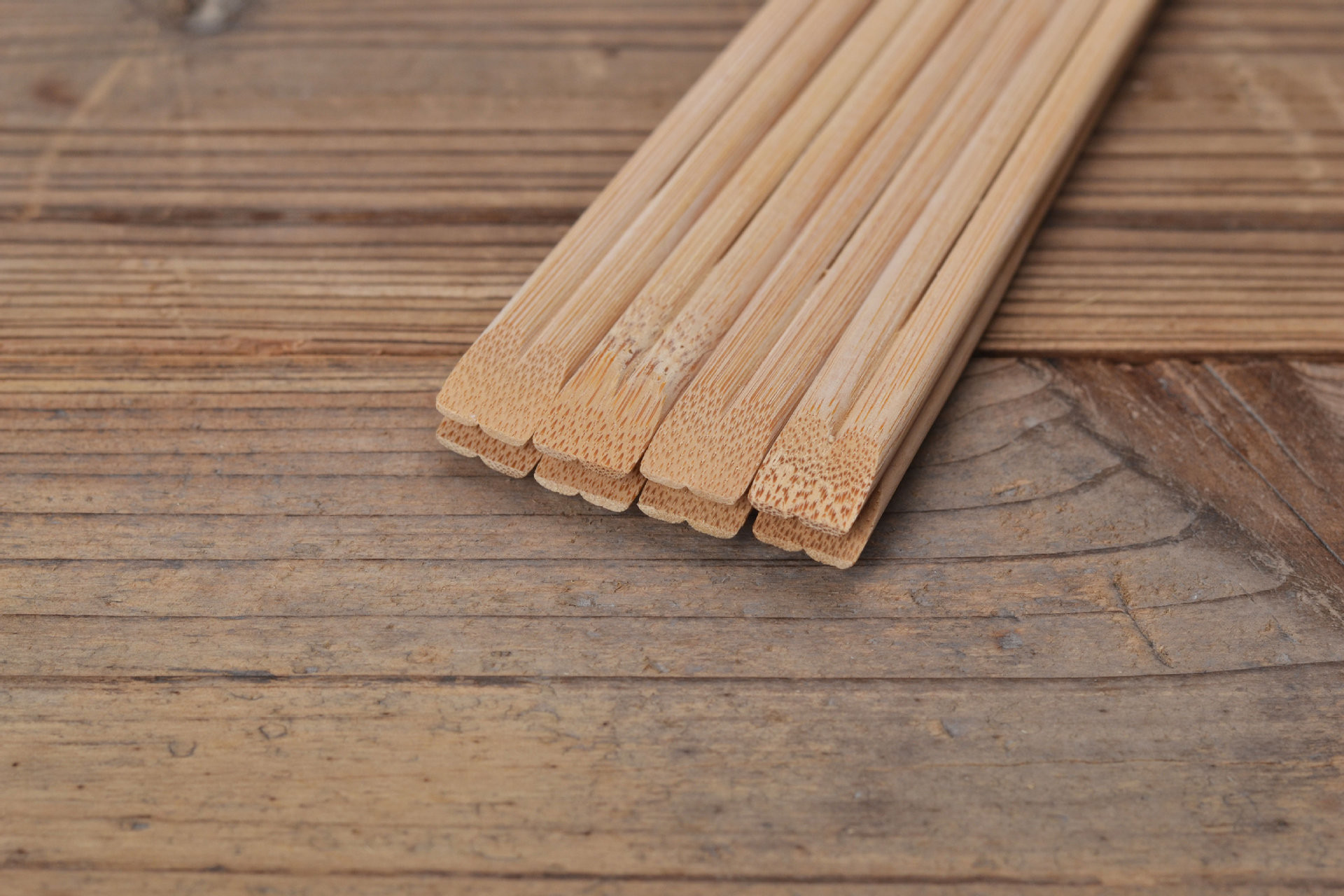 Carbonized Disposable Bamboo Chopsticks Customized Individually Wrapped