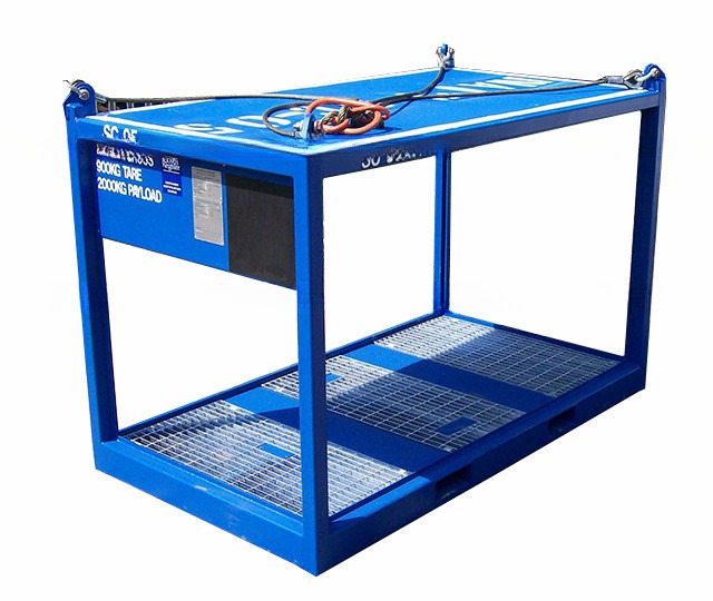10ft DNV 2.7-1 Offshore Container Equipment Lifting Frame Skid Made to Order with Internal Dimensions 2700 x 2000 x 1900 mm