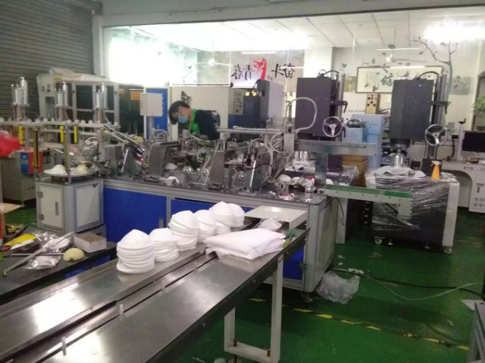 N95 cup mask Semi automatic production-line Cup Type Respirator (Mask) Production Line
