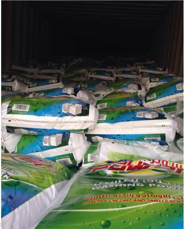 OEM high quality factory price blue strong perfumed washing powder in sachet