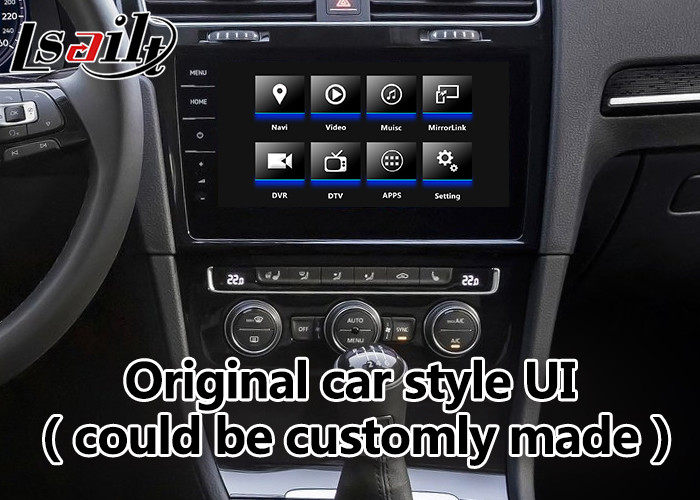 Multi Languages Android Car Navigation System MCU Upgrade For Volkswagen Golf Mark7